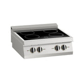 Mașină de gătit electrică cu 4 plite inducție, de banc, Linia 700, Silko